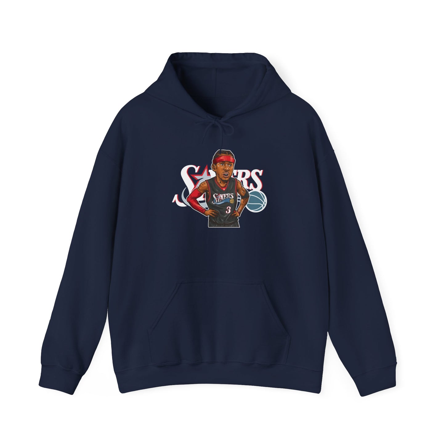Allen Iverson Basketball Hoodie - Perfect for Sports Fans - CreativeRino