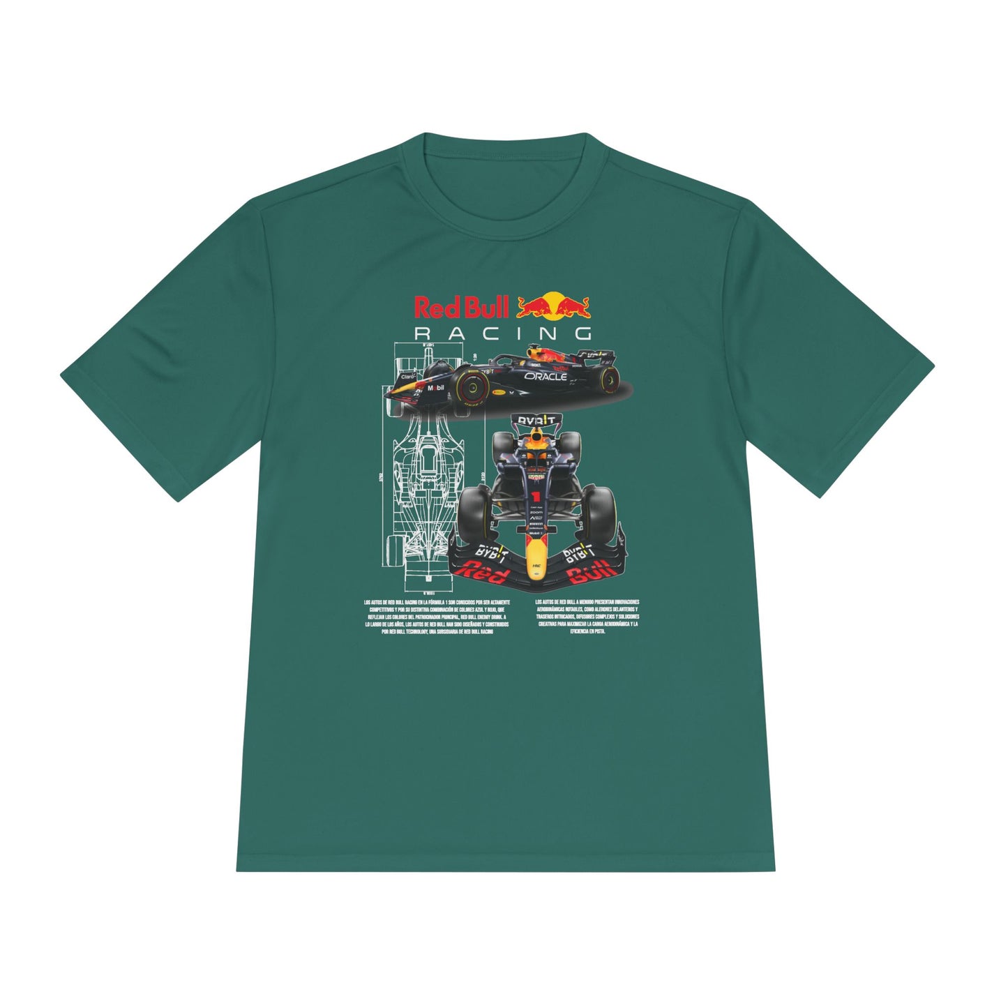 Red Bull Racing Unisex Moisture Wicking Tee for Motorsport Enthusiasts - CreativeRino