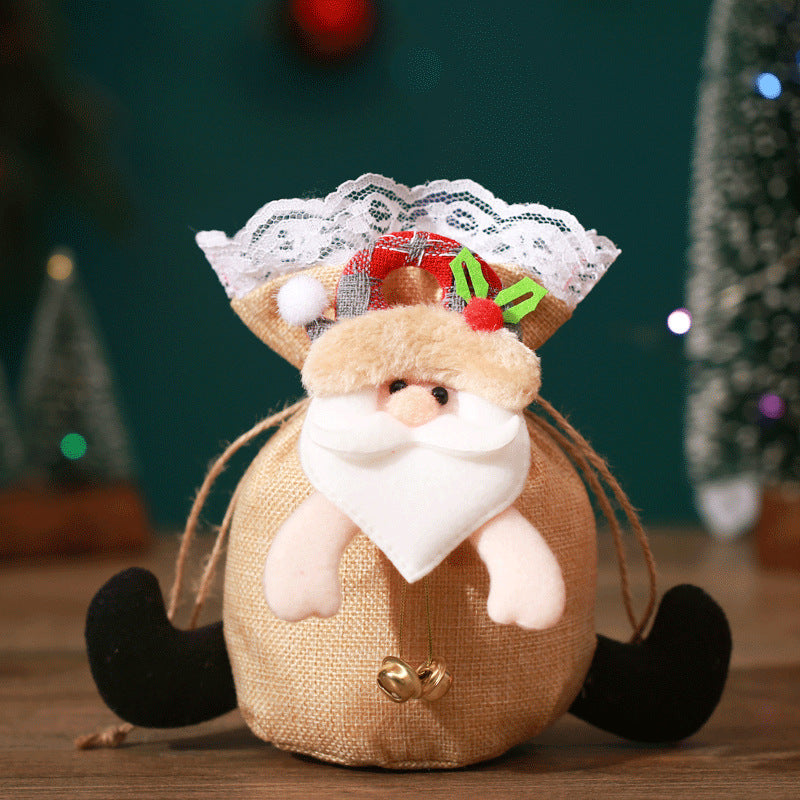 Creative Christmas Eve Apple Gift Bag | Festive Candy Box & Small Present Holder | Holiday Treat Packaging eprolo