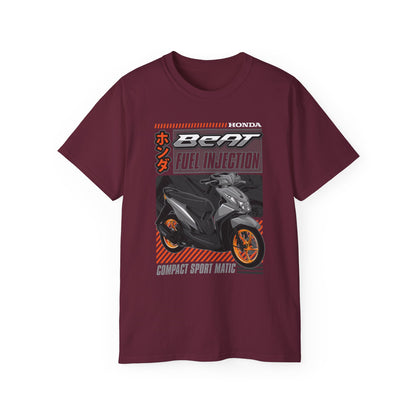 Beat Fuel Injection Unisex Ultra Cotton Tee - Vintage Motorcycle Graphic T-Shirt - CreativeRino