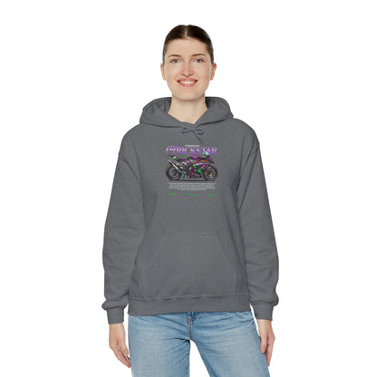 Kawasaki ZX10R Unisex Heavy Blend™ Hooded Sweatshirt - Trickstar Motorcycle Design - CreativeRino