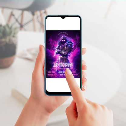 Fortnite Birthday Invitation Template - CreativeRino