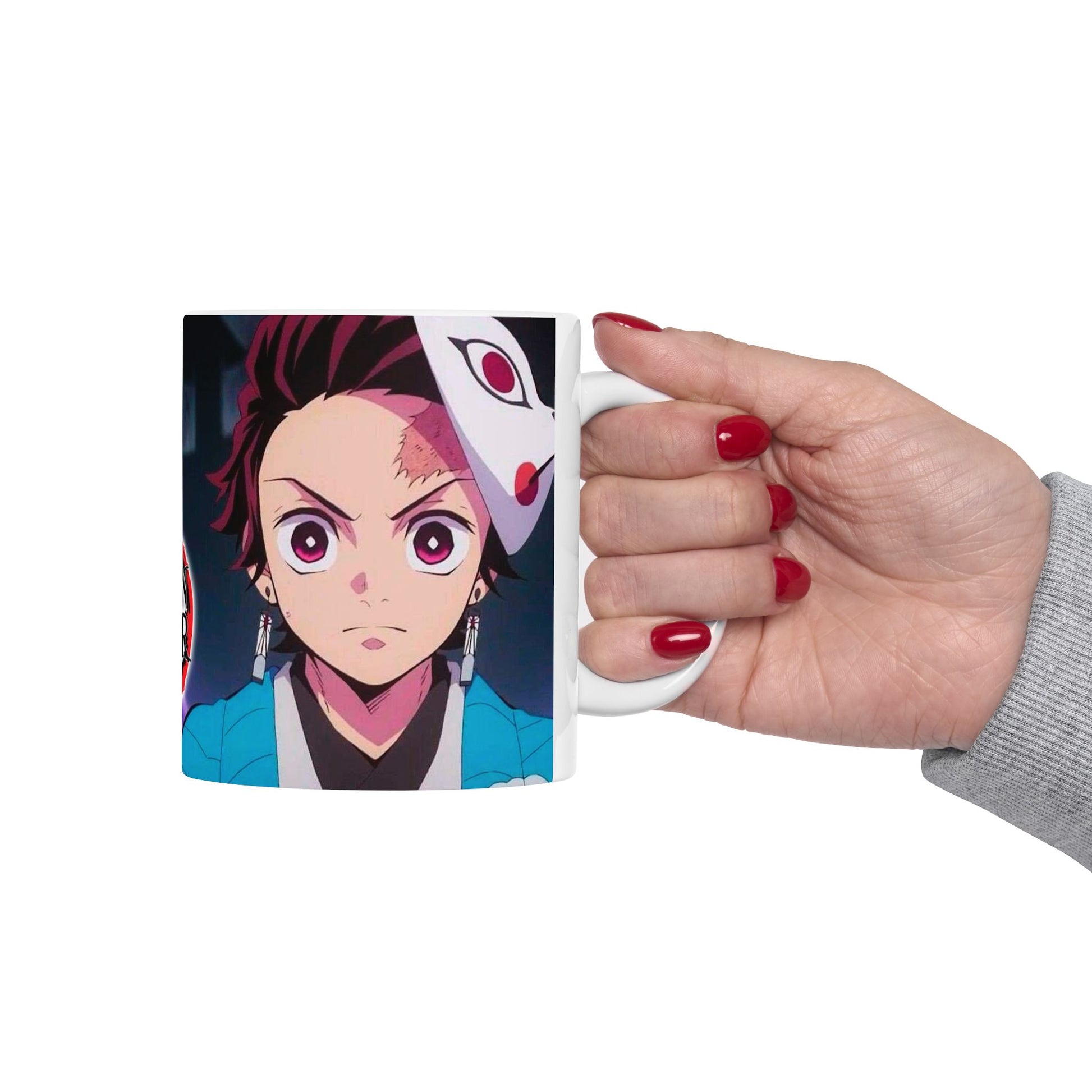 Demon Slayer Ceramic Mug - Anime-Inspired 11oz & 15oz Cups for Fans - CreativeRino