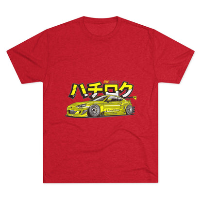 Racing Vibes Unisex Tri-Blend Crew Tee - Japanese Car Graphic T-shirt - CreativeRino