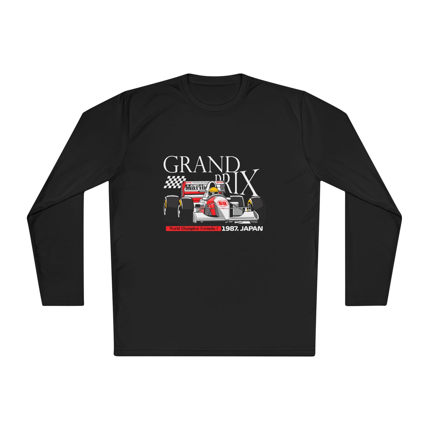Grand Prix Japan Racing Unisex Lightweight Long Sleeve Tee - Perfect Gift for Motorsports Fans - CreativeRino