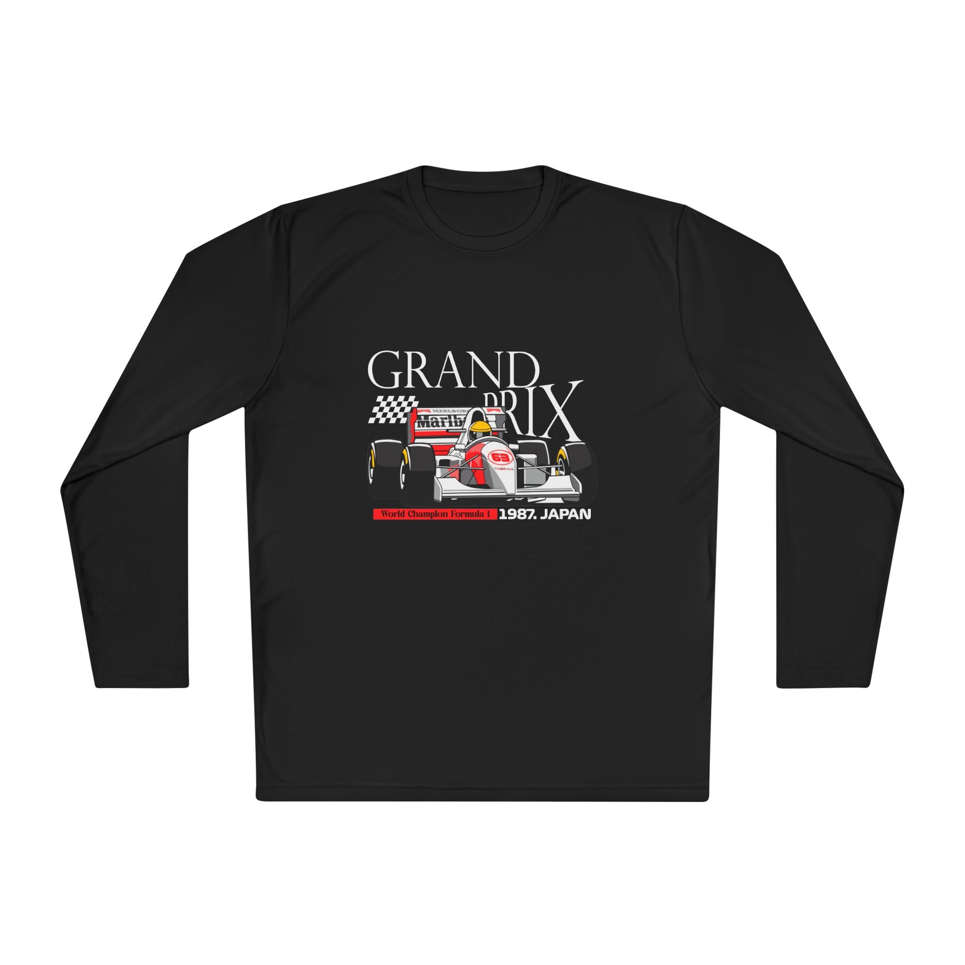 Grand Prix Japan Racing Unisex Lightweight Long Sleeve Tee - Perfect Gift for Motorsports Fans - CreativeRino