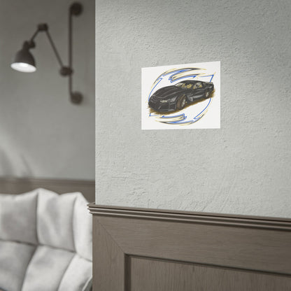 Racing Car Rolled Poster | Automotive Art Print for Car Enthusiasts - CreativeRino