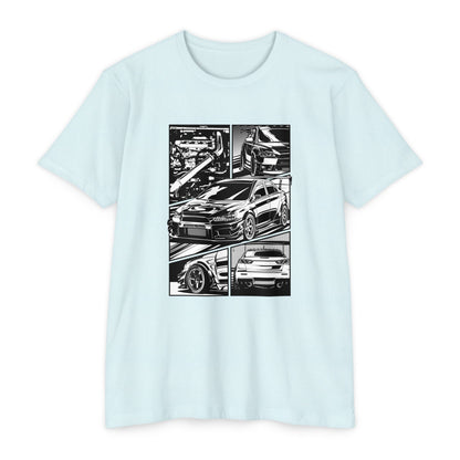 Stylish Car Enthusiast T-Shirt - Unisex CVC Jersey Design - CreativeRino