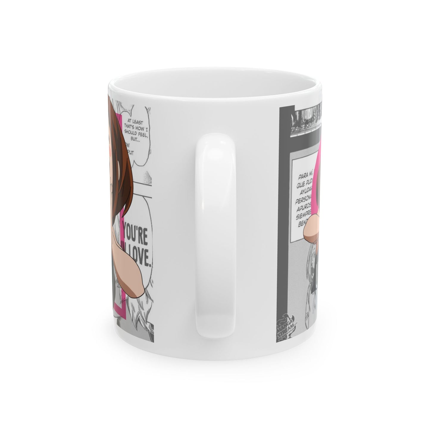 Anime-Inspired Ceramic Mug - You're Love Mug Design - CreativeRino