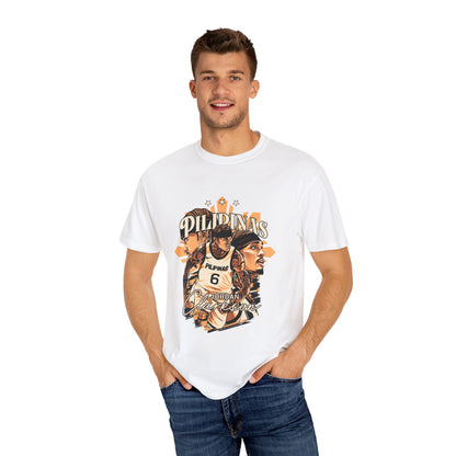 Philippines Graphic T-shirt - Vintage Style for Jordan Clarkson Basketball Fans tee - CreativeRino