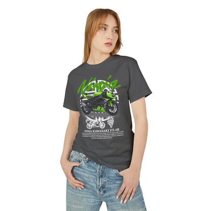 Kawasaki Ninja Graphic Tee - Unisex Heavyweight Cotton T-Shirt - CreativeRino