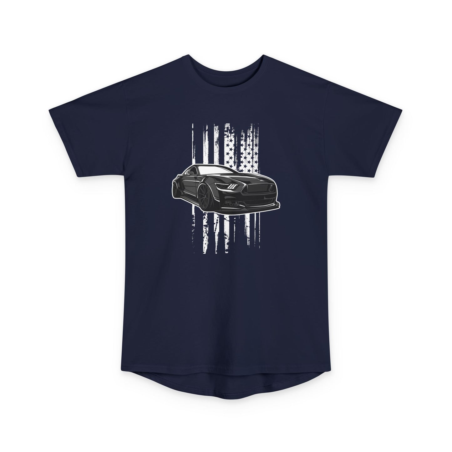 Vintage American Muscle Car Tee - Unisex Long Body Urban T-shirt - CreativeRino