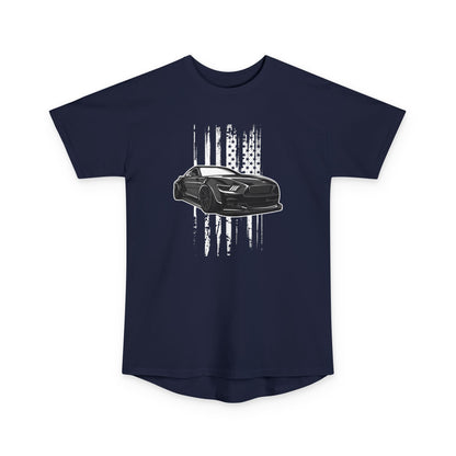 Vintage American Muscle Car Tee - Unisex Long Body Urban T-shirt - CreativeRino