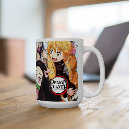 Anime-Inspired Ceramic Mug – Demon Slayer Characters - CreativeRino