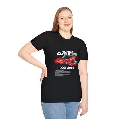 Honda Acura NSX 1990-2005 Unisex T-Shirt - Retro Car Graphic Tee - CreativeRino