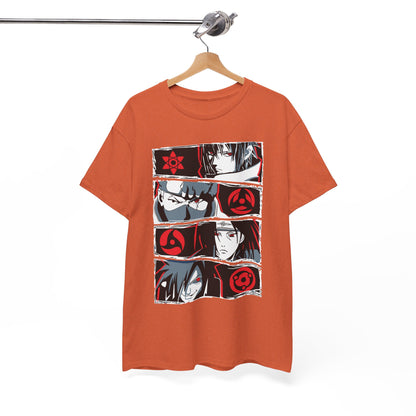 Anime Inspired Unisex Heavy Cotton Tee - Naruto T-shirt Design - CreativeRino