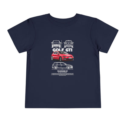 Volkswagen Golf GTI Kids Tee - Cool Car Design for Little Enthusiasts - CreativeRino