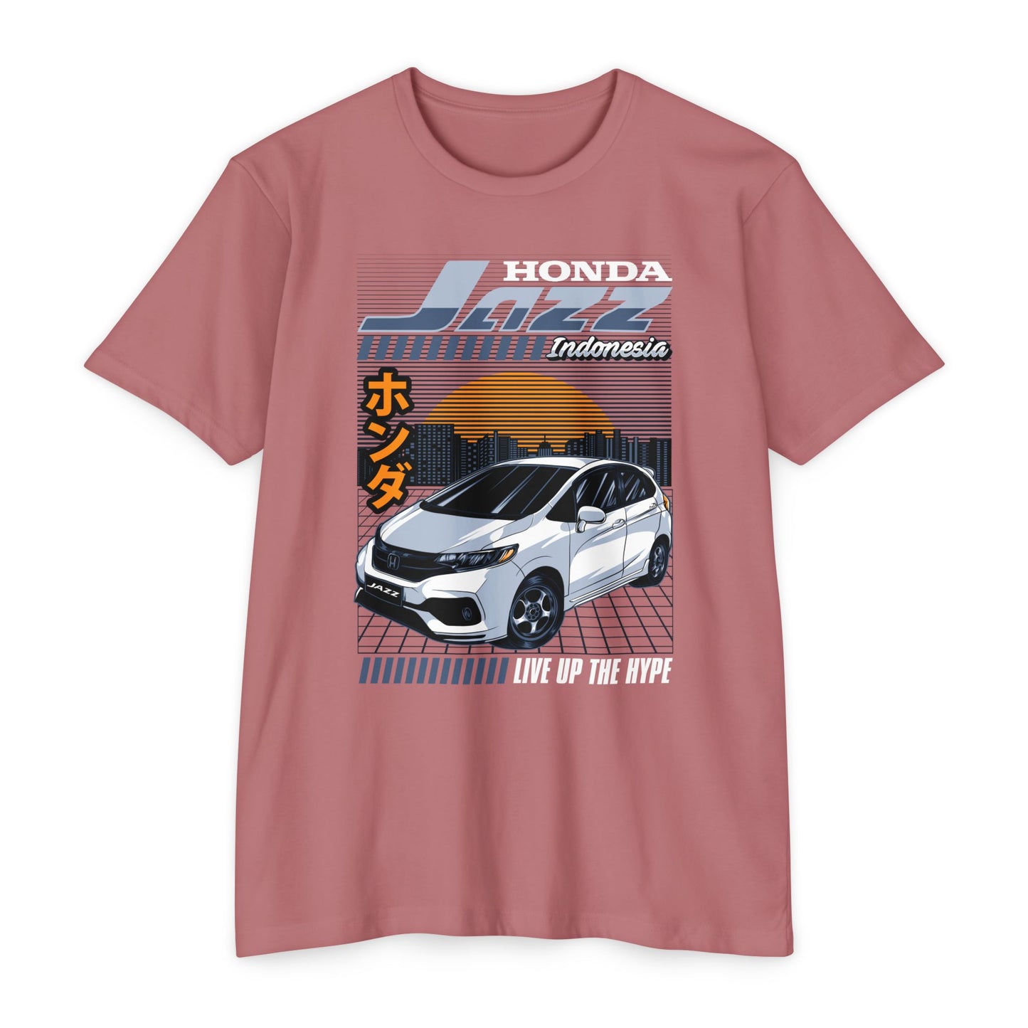 Honda Jazz Graphic Tee - Live Up the Hype - CreativeRino