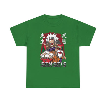 Anime Sensei Unisex Heavy Cotton Tee - Naruto T-shirt - CreativeRino