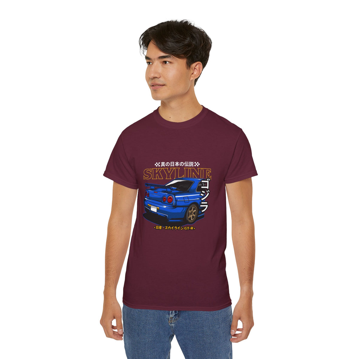 Skyline Japanese Retro Car Unisex Ultra Cotton Tee - CreativeRino