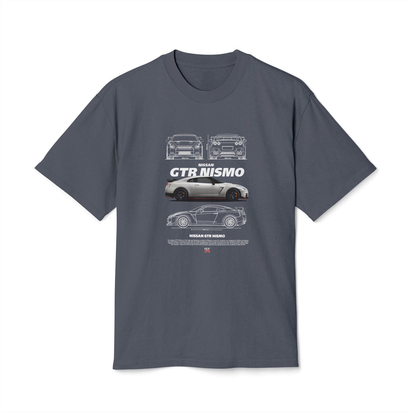Nissan GTR Nismo Unisex Heavy Faded Tee - Car T-shirt Design for Car Enthusiasts - CreativeRino