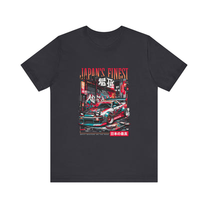 Japan's Finest Racer Unisex Tee - Streetwear Style Graphic T-shirt - CreativeRino