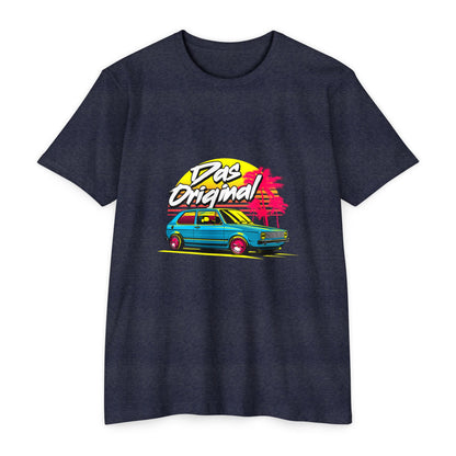 Retro Car Graphic T-Shirt - Das Original - Unisex CVC Jersey - CreativeRino