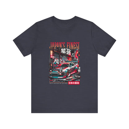 Japan's Finest Racer Unisex Tee - Streetwear Style Graphic T-shirt - CreativeRino