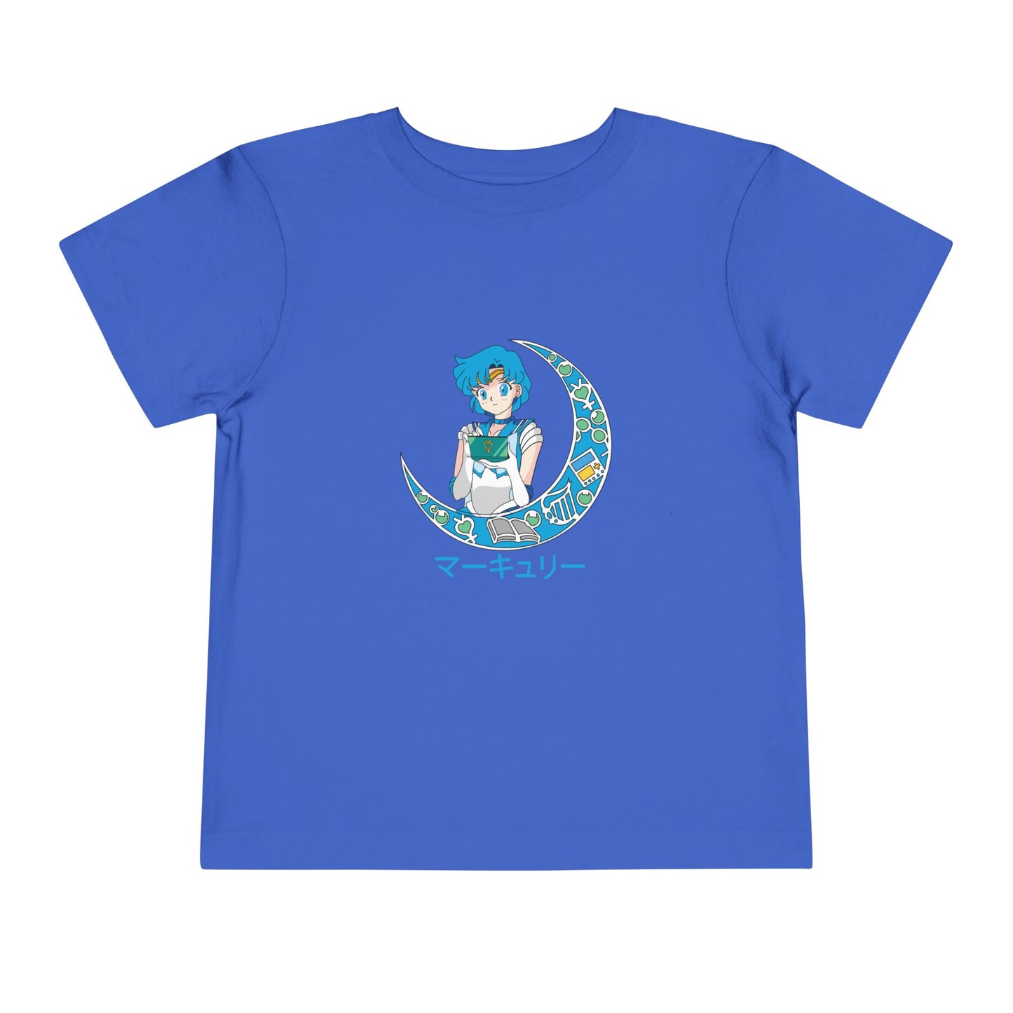 Anime Toddler Short Sleeve Cute Sailor Moon Graphic T-shirt for Young Fans - CreativeRino
