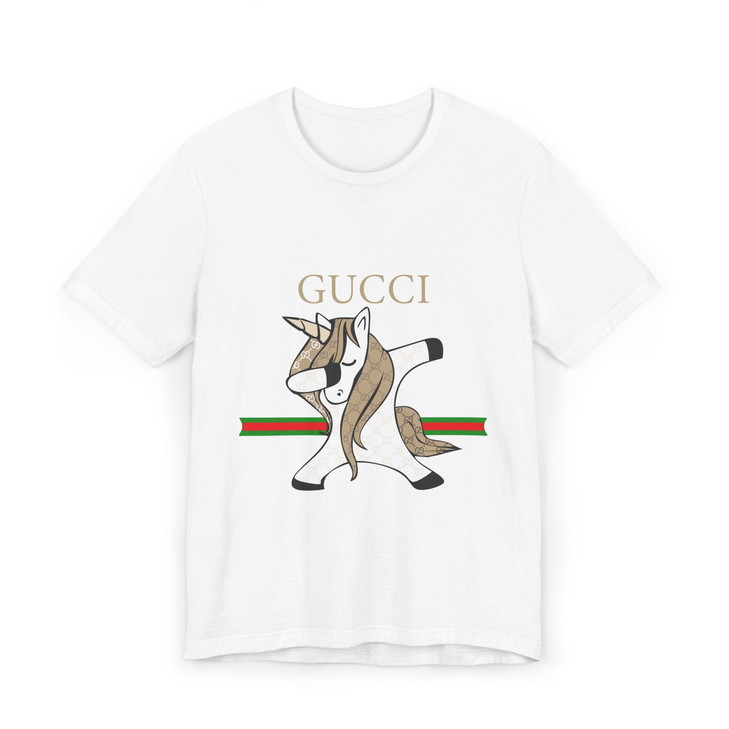 Gucci Unicorn Unisex Jersey T-Shirt - Stylish Fashion Tee for Unicorn Lovers - CreativeRino