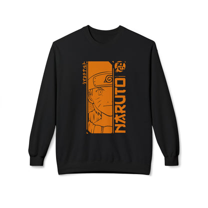 Naruto Fleece Crewneck Sweatshirt - Cozy Unisex Apparel for Anime Fans - CreativeRino
