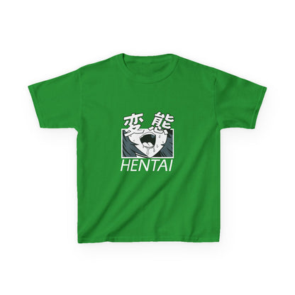 Hentai Kids Cotton Tee - Cool Graphic Design T-shirt for Boys and Girls - CreativeRino