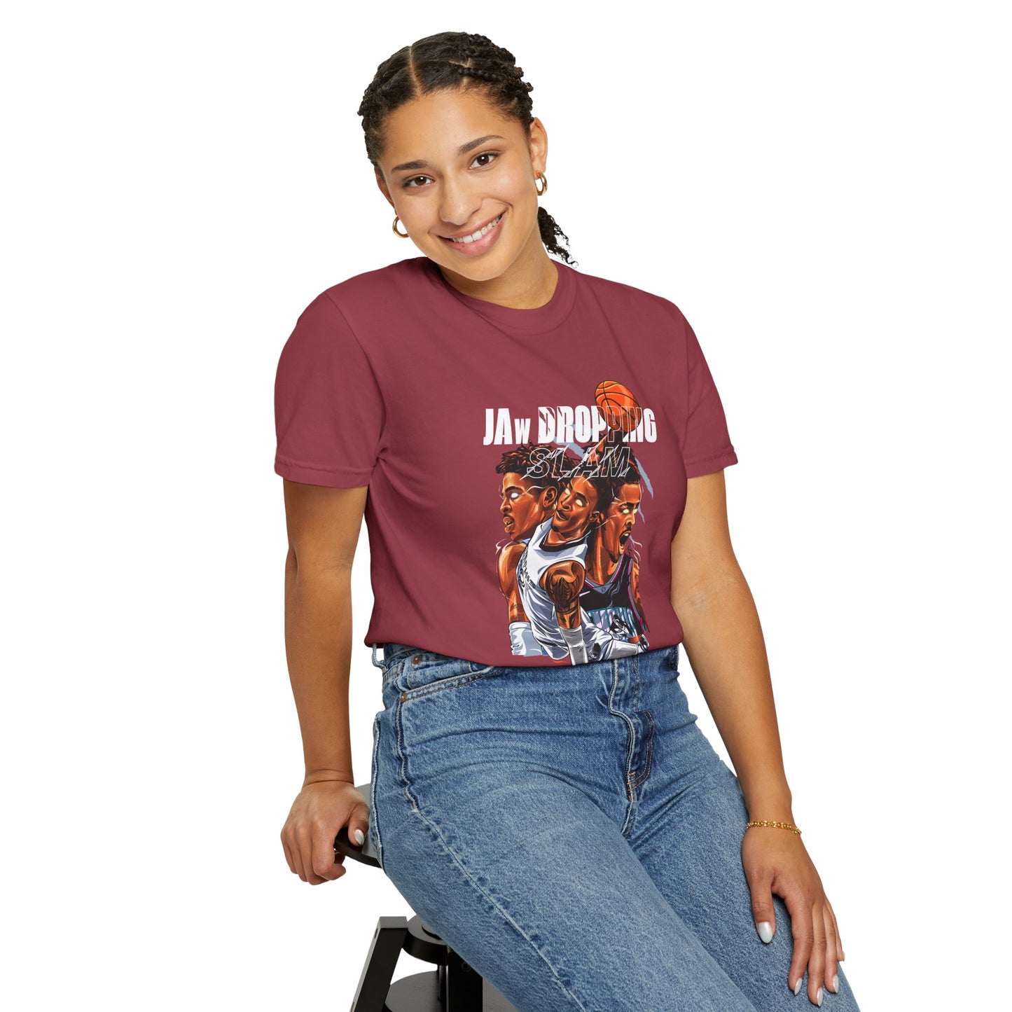 JA Morant Basketball Graphic T-shirt - Unisex Garment-Dyed Tee - CreativeRino
