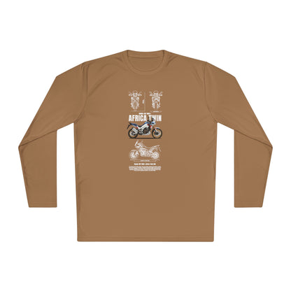 Honda CRF1000L Africa Twin Motorcycle Enthusiast Unisex Long Sleeve Tee - Africa Twin T-shirt Design - CreativeRino