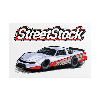 StreetStock Racing Rolled Poster - Perfect for Car Enthusiasts and Collectors - CreativeRino