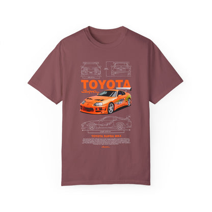 Toyota Supra MK4 Dast and Furious Graphic T-Shirt | Unisex Car Enthusiast Tee - CreativeRino