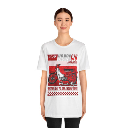 Honda C70 Classic Style Unisex Tee - Smart Way to Get Around Town T-shirt - CreativeRino