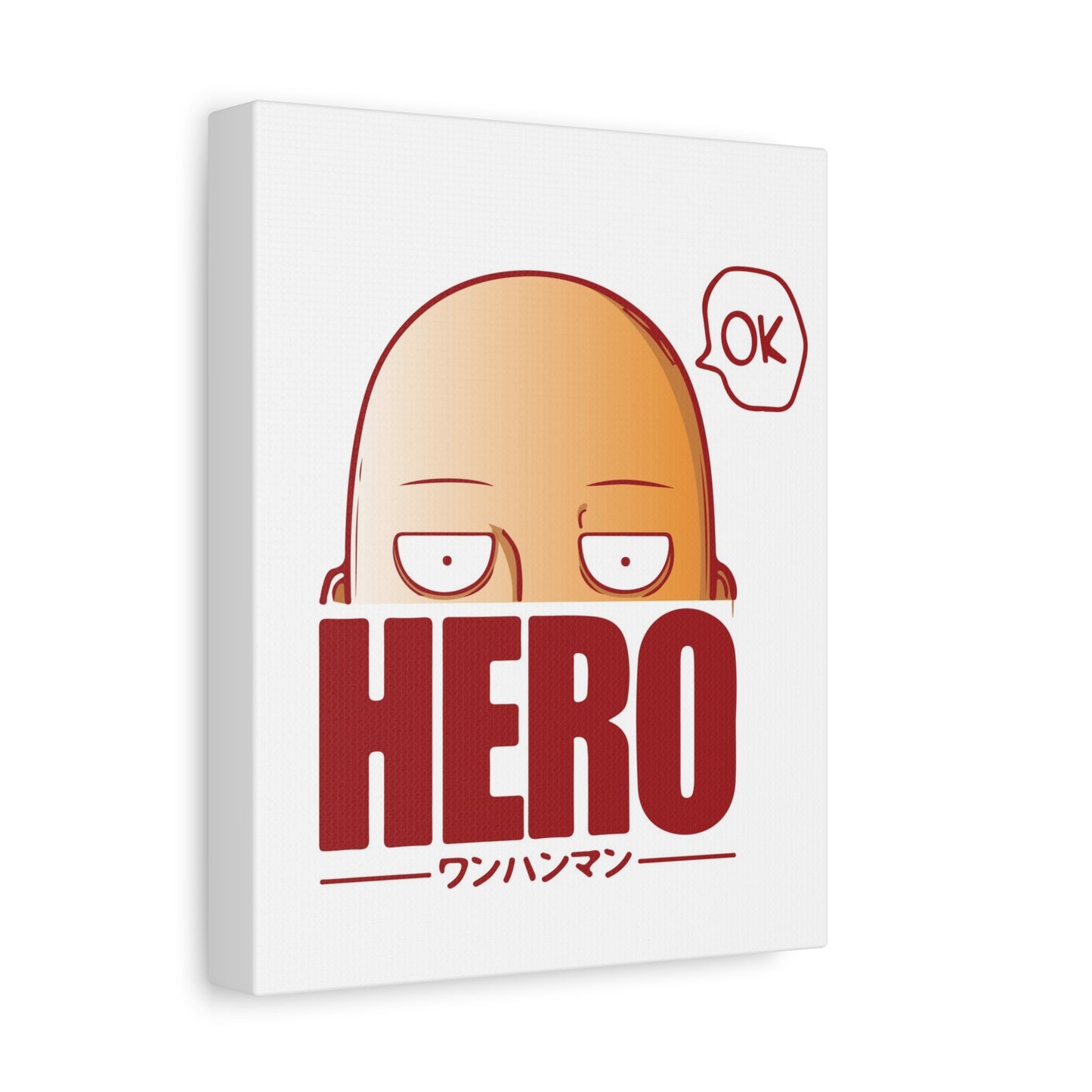 One punch Hero Wall Art Canvas - Fun Home Decor for Anime Fans - CreativeRino