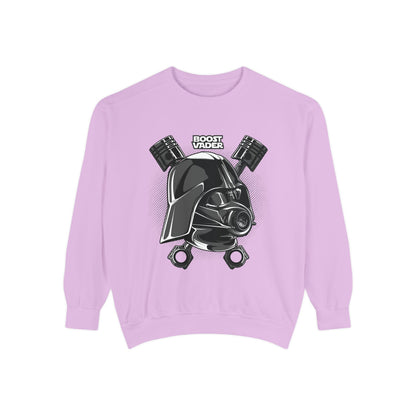 Boost Vader Unisex Garment-Dyed Sweatshirt - Cool, Comfortable, and Stylish - CreativeRino