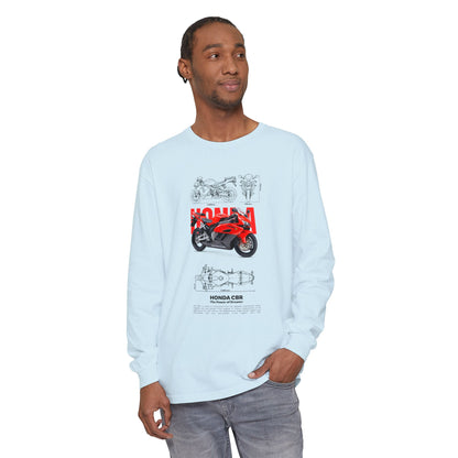 Honda CBR Long Sleeve T-Shirt for Motorcycle Lovers - CreativeRino
