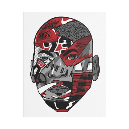 Michael Jordan Satin Canvas Art: Inspired by Basketball Legends - CreativeRino