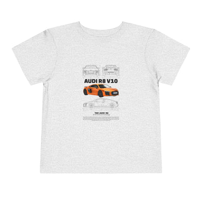 Audi R8 Car Lover Tee -  Graphic Short Sleeve Shirt | Car T-shirt - CreativeRino
