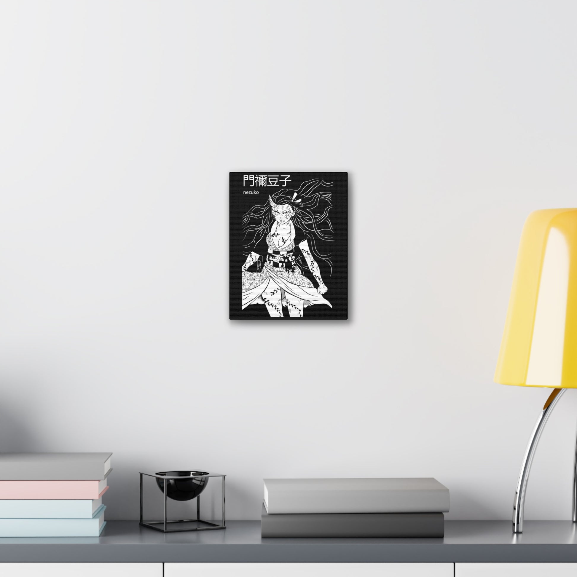 Nezuko Demon Slayer Canvas Art Print - Anime Wall Decor - CreativeRino
