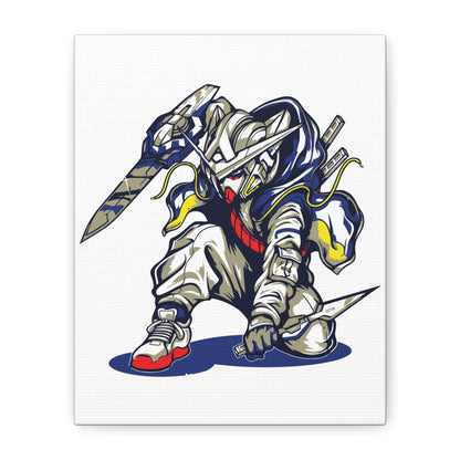 Ninja Art Canvas - Stretched Matte Anime Wall Decor - CreativeRino