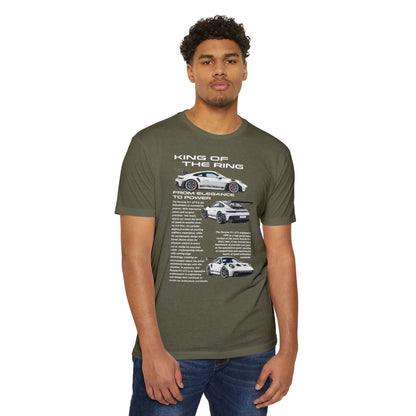 King of the Ring: Porsche Race Car Unisex CVC Jersey T-Shirt - CreativeRino