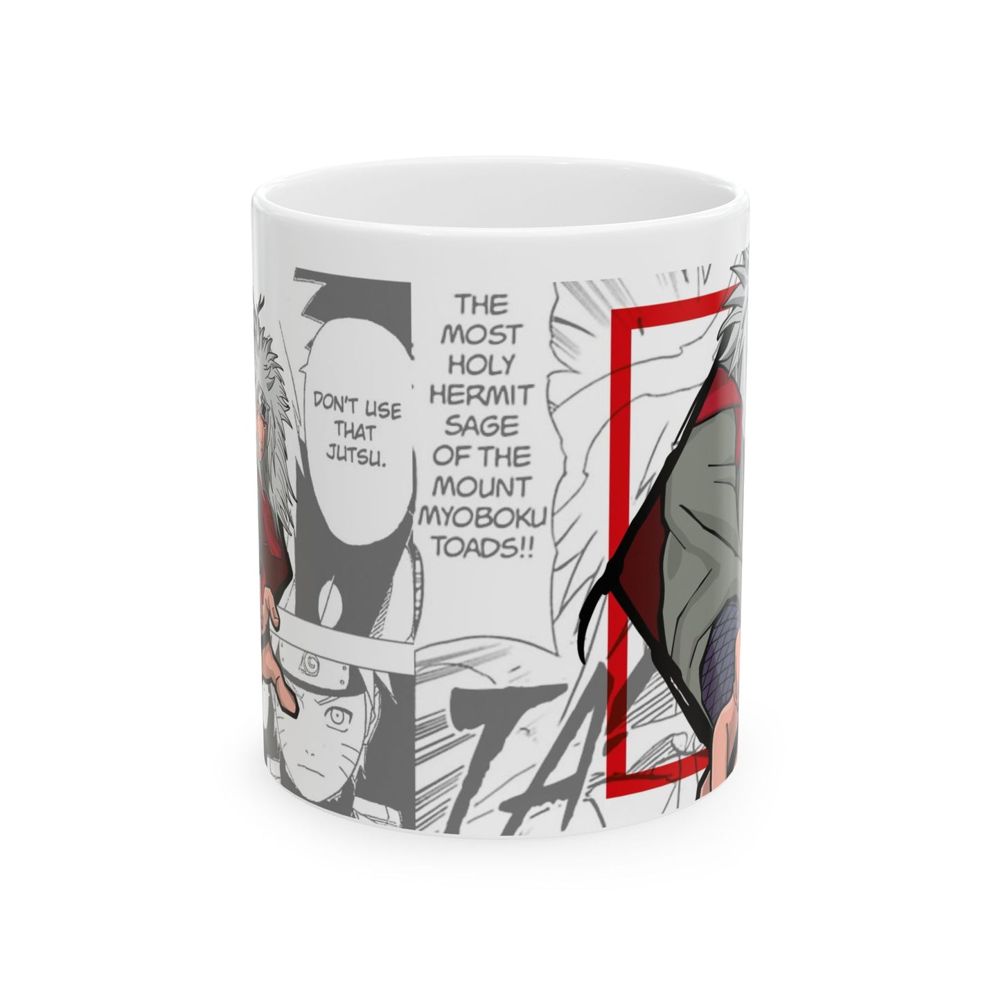 Anime-Inspired Ceramic Mug with Sage Quotes - Perfect Gift for Fans - CreativeRino