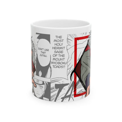Anime-Inspired Ceramic Mug with Sage Quotes - Perfect Gift for Fans - CreativeRino