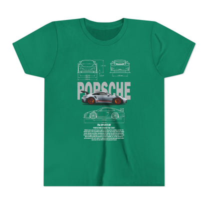 Porsche Engineering Youth  Tee - Classic Car T-shirt Design - CreativeRino