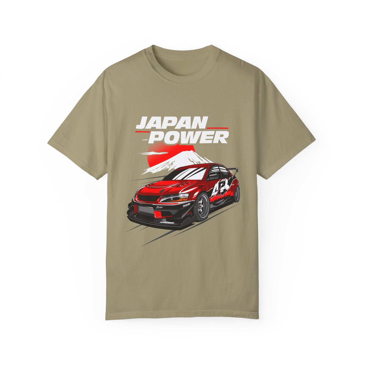 Japan Power Unisex T-Shirt - Vintage Car Design for Automotive Enthusiasts - CreativeRino