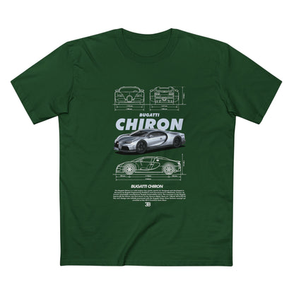 Bugatti Chiron Graphic Tee - Perfect for Auto Enthusiasts - CreativeRino